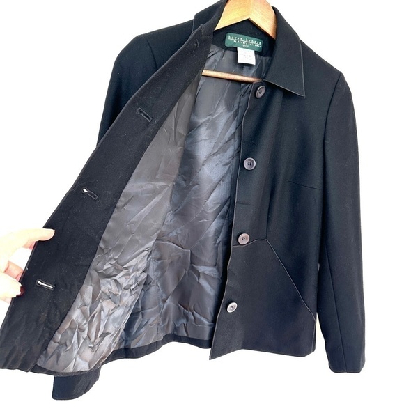 Harve Benard fitted jacket, button front, in a wool & viscose blend, lined - Picture 6 of 8